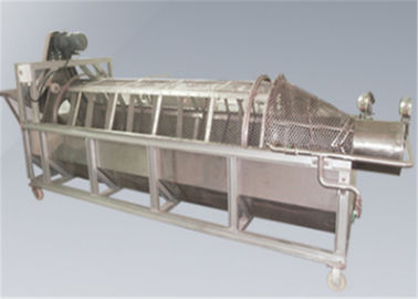 300kg / H Fish Scale Remover Machine , Fish Scaler Machine For Canned Production Line